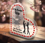 The Day We Met Acrylic Heart Shineon Design File
