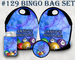 #129 Blue Ligntning Bingo Bag and Accessories