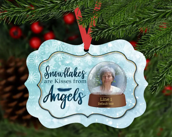 Snowglobe Memorial Christmas Ornament Island Design Factory