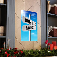 Street Sign Canvas 2-8 Names